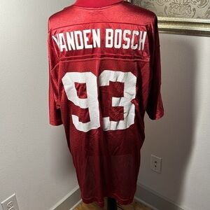 Arizona Cardinals # 93 Kyle Vanden‎ Bosh Vintage Jersey NFL Equipment Reebok XL